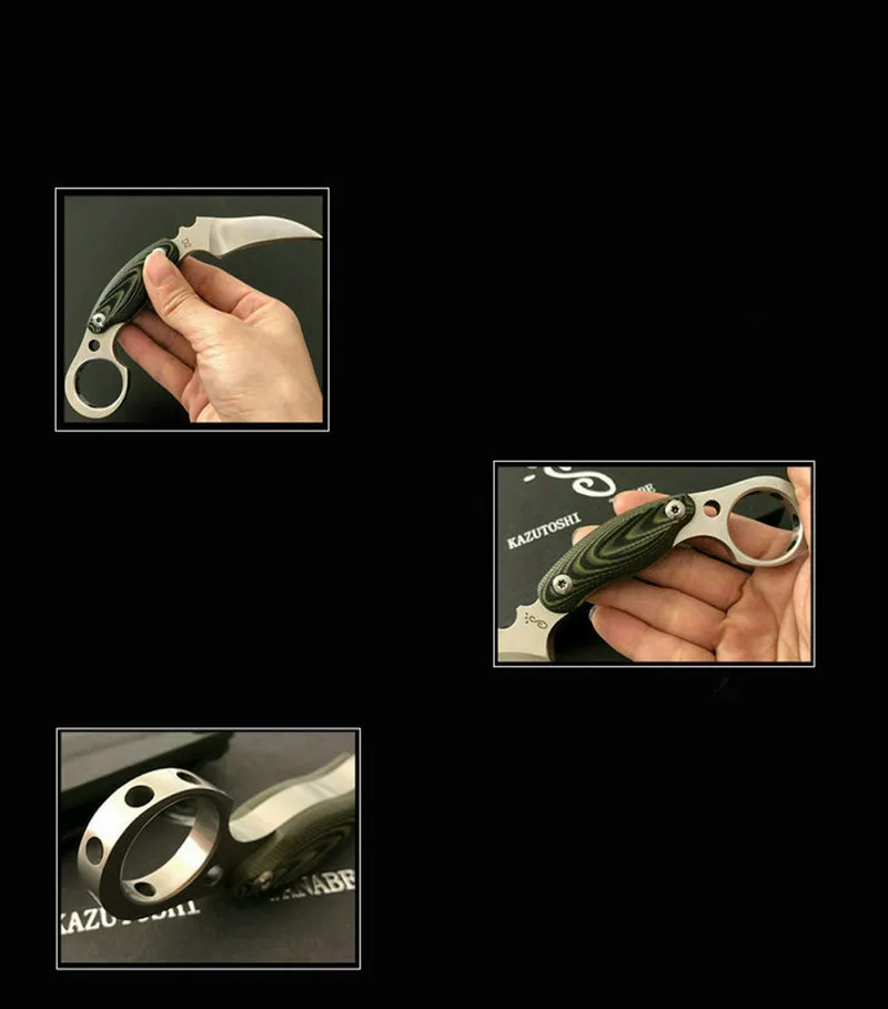 HS инструменты D2 Сталь karambit коготь скорпиона нож Открытый Кемпинг джунгли выживания фиксированным лезвием охотничьи ножи инструмент самозащиты