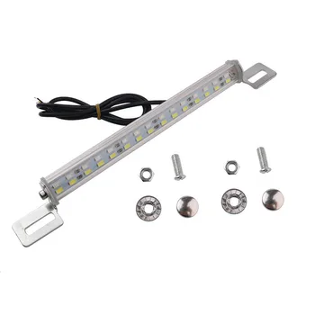 

2Pcs White Red Two-tone 30Led Rear Car LED License Plate Lights Brake Stop Lamp Tail Reverse Light Bar 5630 License Plate Lamp