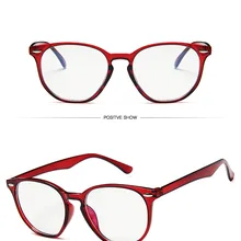 Модные очки прозрачные, оправа для женщин Винтажная прозрачная оправа круглые очки для глаз женские пластиковые прозрачные оправы для очков