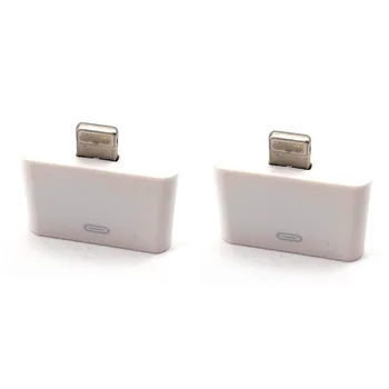 

Lot 2pcs 8 pin Male To 30 pin Female Cable Converter Change Adapter For iPhone 4 4S iPad2 3 iPad Touch3 4 to iPhone 5/6/7 plus