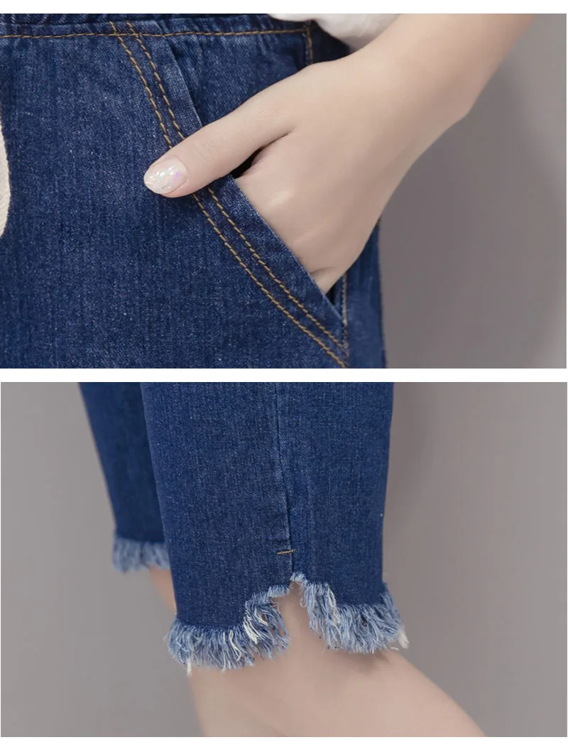 Womens Straight Jean Shorts Fashion Streetwear Loose High Waist Casual Vintage Washed Blue Plus Size Denim Shorts