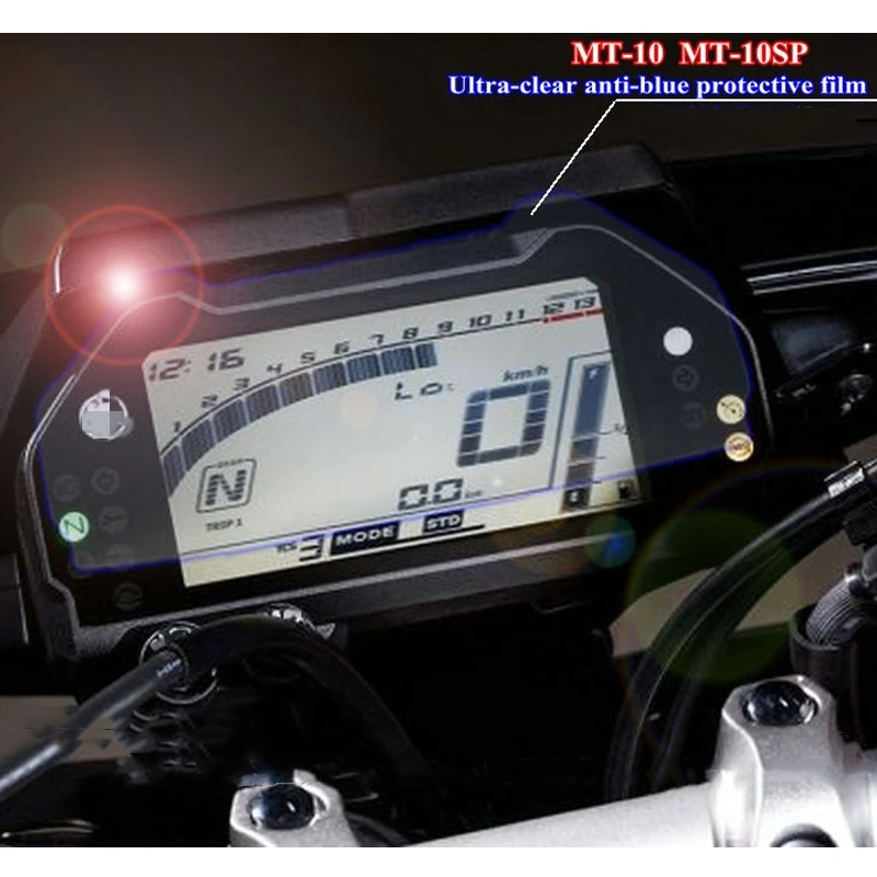 

For Yamaha MT-10 FZ10 SP Motorcycle Dashboard Protective Film Wear-resistant Anti-ultraviolet Explosion-proof Film Blue Light