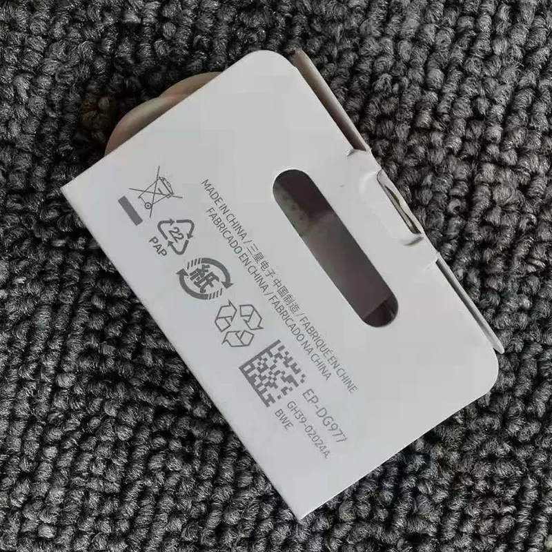 Samsung Note 10 25 Вт супер быстрое зарядное устройство ЕС Путешествия Usb PD PSS быстрой зарядки адаптер EP-TA800 для Galaxy Note 10 S10 S9 plus mi9 k20 - Тип штекера: Type C Cable Only