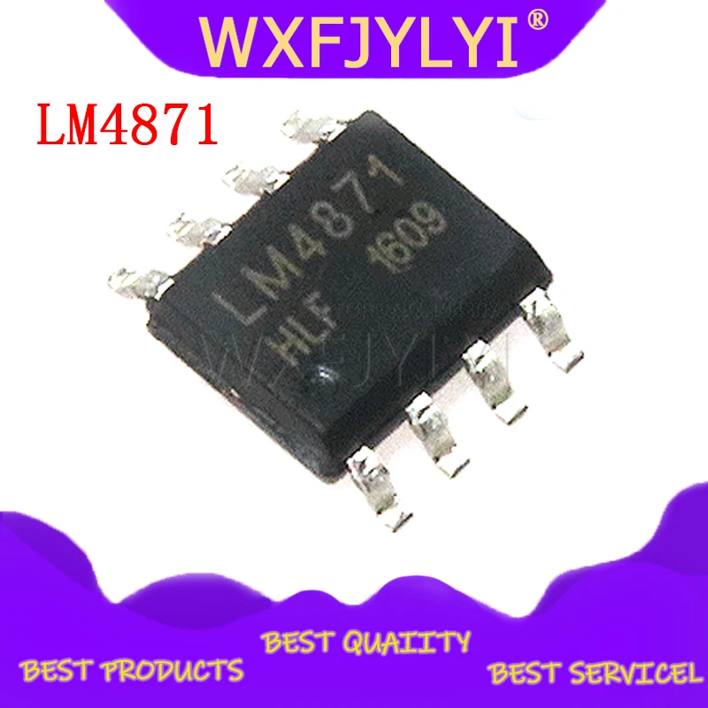 10 шт. LM4871MX SOP8 LM4871 SOP 4871 SOP-8 3 Вт аудио усилитель мощности с режимом выключения Новый