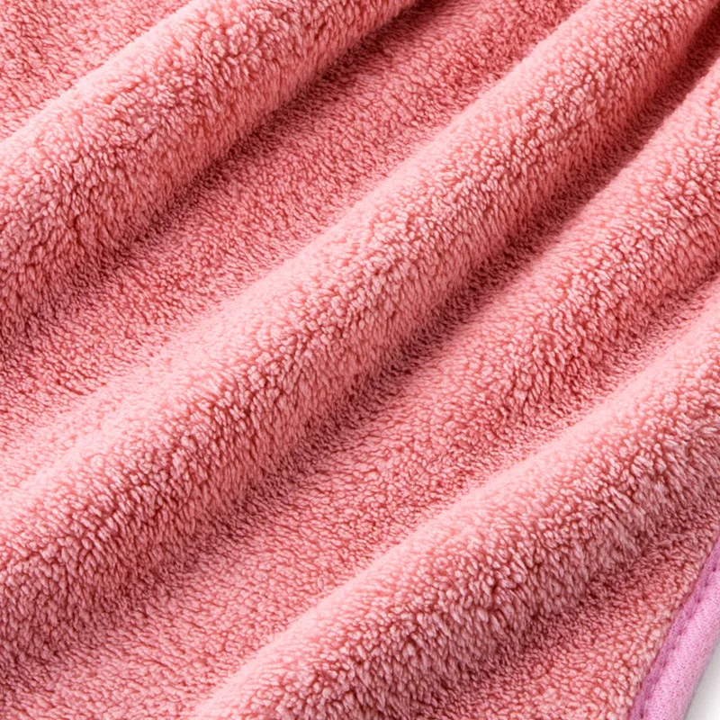1Pcs Cute Cartoon Kitten Hand Towel Thick Hanging Towel Strong Absorbent Dish Towel Rag Kitchen Cleaning Tools