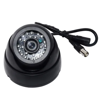 

One Set Dome CCTV Camera with 24pcs LEDs 720P HD Night Vision 3.6mm Lens LHB99