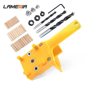 

LAMEZIA Carpentry Directly Hole Punch 6 -10mmabs Plastic Hold Type Board Positioner Location Drill Bit