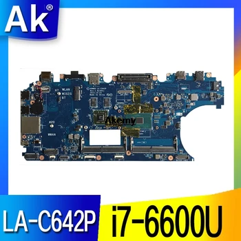 

For DELL Latitude E5570 Laptop Motherboard ADM80 LA-C642P REV:1.0(A00) i7-6600U mainboard notebook PC