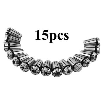 

15PX ER11 Spring Collets Kit For CNC Engraving Machine Milling Lathe Tool Holder