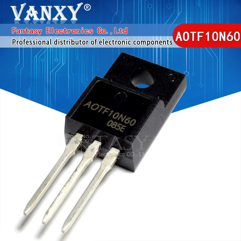 5pcs TF10N60 TO 220F AOTF10N60 TO 220 10N60|반도체 집적회로| - AliExpress
