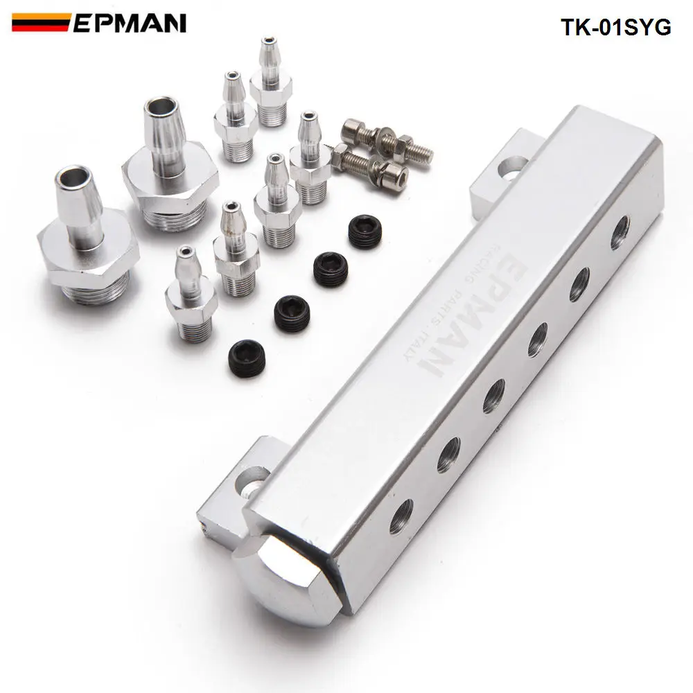 Вакуумный набор коллектора подходит для впускного Turbo Boost 1/8 &quotNPT 6 порт SAAB TK