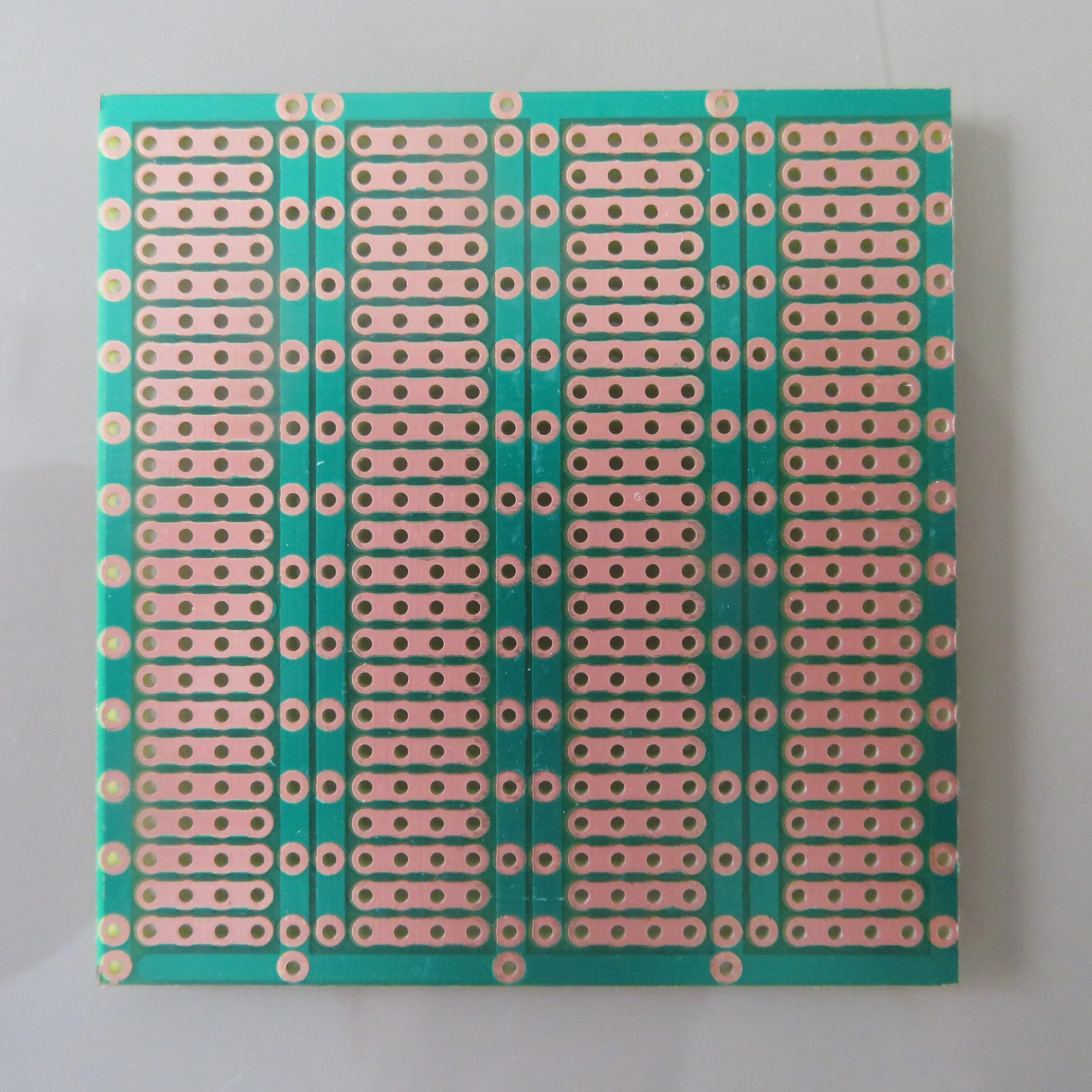 5pcs 6.1x6.3cm Fiberglass circuit board 4er joint hole stripboard veroboard pcb Platine breadboard experiment Prototype paper