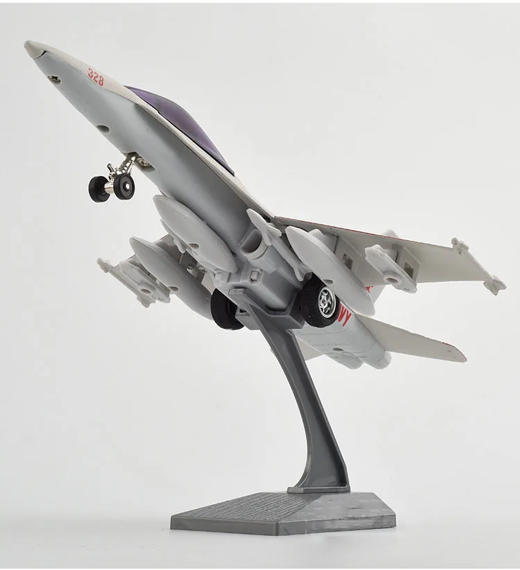 Металлический сплав США F18 орнет ударный боец модель самолета Заводной звуковой