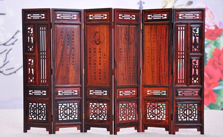 Деревянная резьба ремесло подарок китайская антикварная Ming and Qing миниатюрная