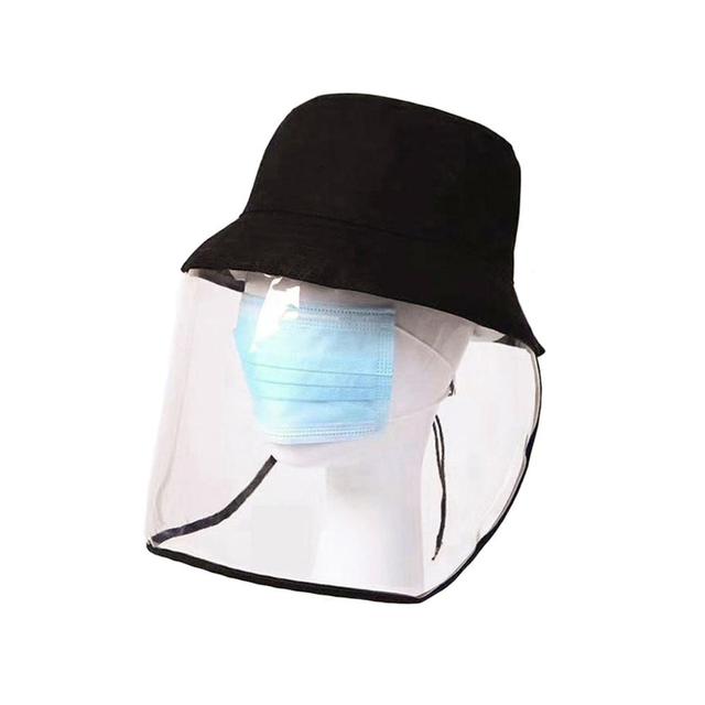 Outdoor Anti Flying and Spitting Solation Cap Children Baseball Sun Shading Detachable Antifoam Dustproof Fisherman Hat