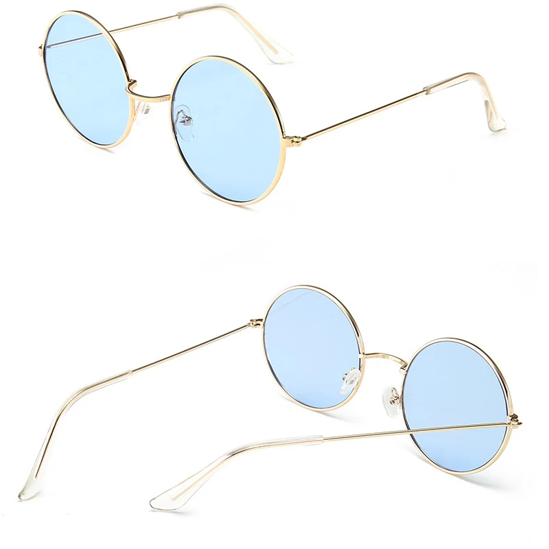 Круглые солнцезащитные очки унисекс 5 цветов Модные Цветные линзы в Корейском