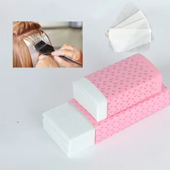 

120pcs/pack Pro Salon Hair Dye Paper Disposable Separating Stain Dyeing Color Tool Highlight Tissue Hairdresser Salon Tool