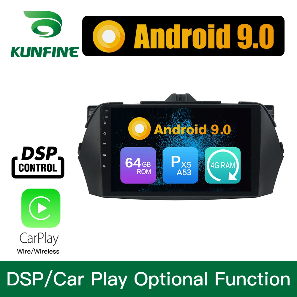 Perfect Android 9.0 Octa Core 4GB RAM 64GB ROM Car DVD GPS Navigation Multimedia Player Car Stereo for Suzuki Ciaz 2013-2017 Radio 2