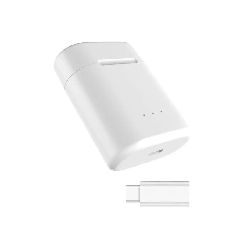 Built in 450mAh Battery Type C Wireless Charge Case Wireless Charger Box For Airpods 1 2