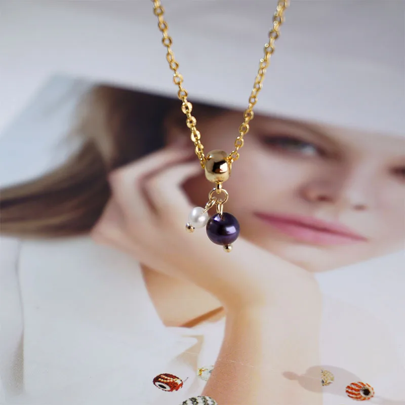 

Hot Selling Summer New Style Necklace Women's Natural Freshwater Pearls Choker Simple Accessories Origional Design Non-mainstrea