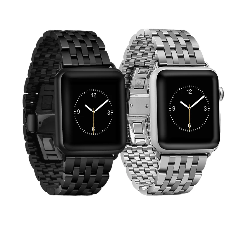 Звено браслет для ремешка apple watch 44 мм 40 42 38 серии 6/5/SE/4/3/2 iwatch correa металлическая