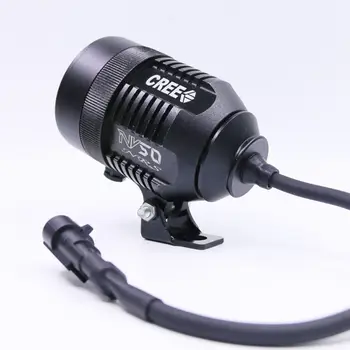 

New 1PCS Motorcycle Spotlight Retractable Adjustable Tube External Spotlight Integrated LED Light 12V 30W LED Work Light