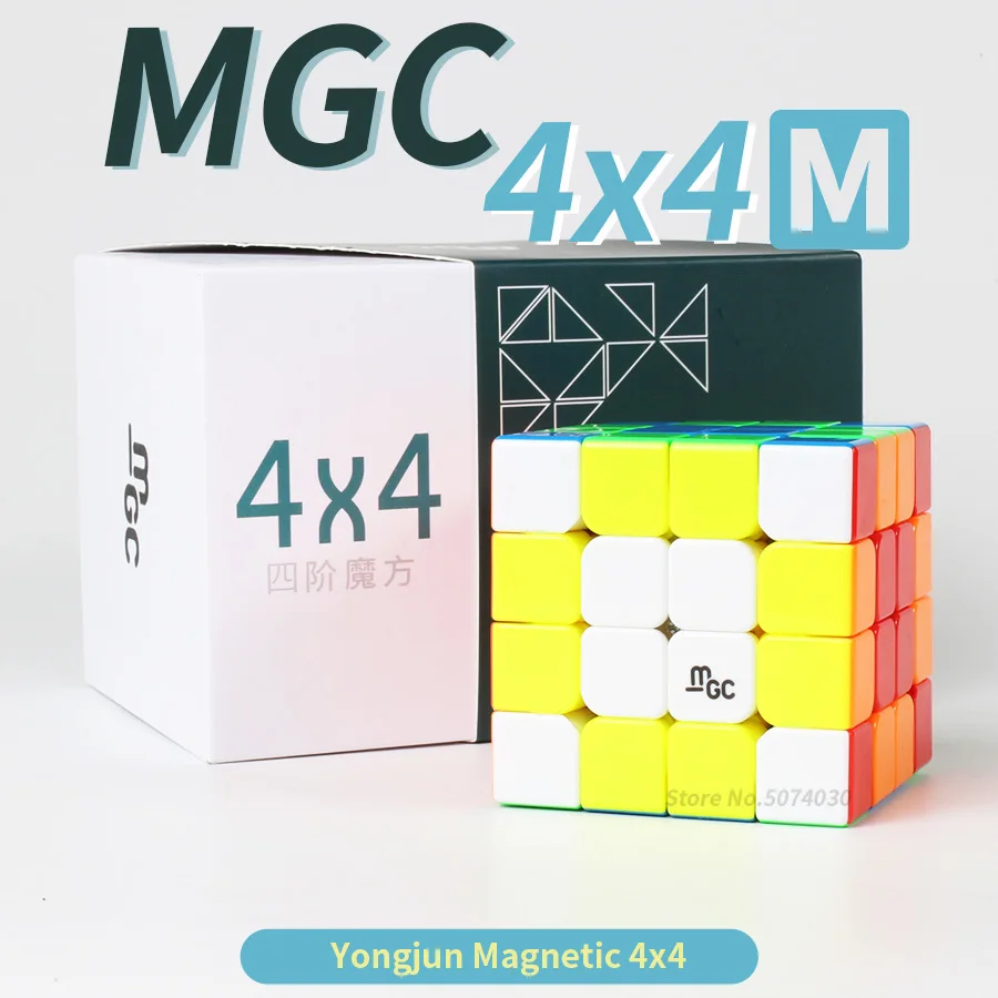 Магнитный куб 4x4x4 MGC 4x4 скоростной YJ MGC4 M 4 м магический Magico Головоломка обучающие