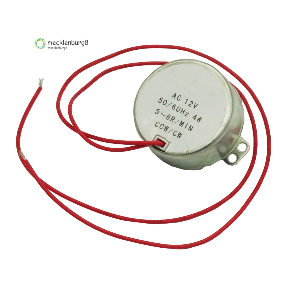 

AC 12 V 50 / 60Hz synchronous motor 5-6rpm durable torque 4 W CW / CCW TYC-50