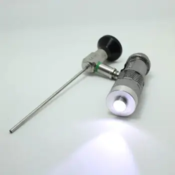 

4W Portable Handheld LED Cold Light Source 400lm Metal Fit For Endoscope