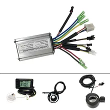 

E-bike KT 36V/48V 250W 15A SM Controller+LCD7U Display+Sensor+Thumb Throttle Waterproof Ebike Controller Electric Bicycle Accs