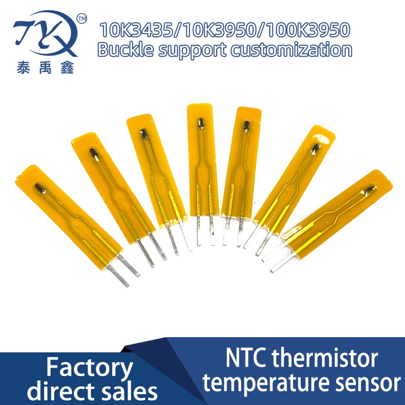 10PCS MF55 NTC10K1%3435 Thin Film Thermistor Used In Smart Home Computer Printer Household Appliances thermal resistor