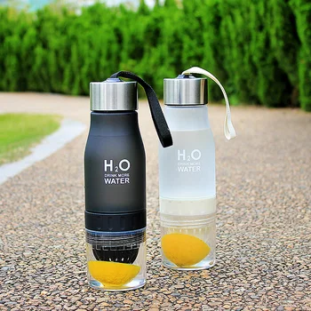 

650ml Infuser Water Bottle Plastic Fruit Infusion Kids Drink Outdoor Sports Bottle Juice Lemon Portable Kettle