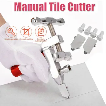 

New Professional Easy Glass Tile Cutter One-Piece Alloy Aluminum Tool Tile Cutter Manual High-strength #YL10