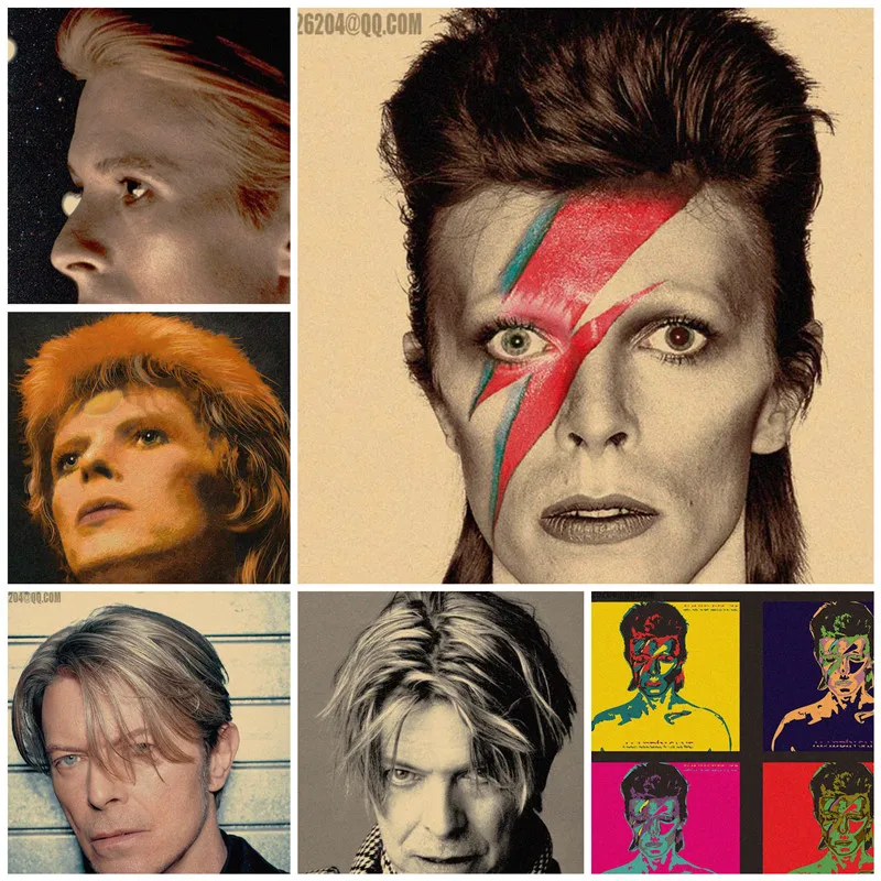 Классический Ностальгический ретро постер David Bowie картина для домашнего