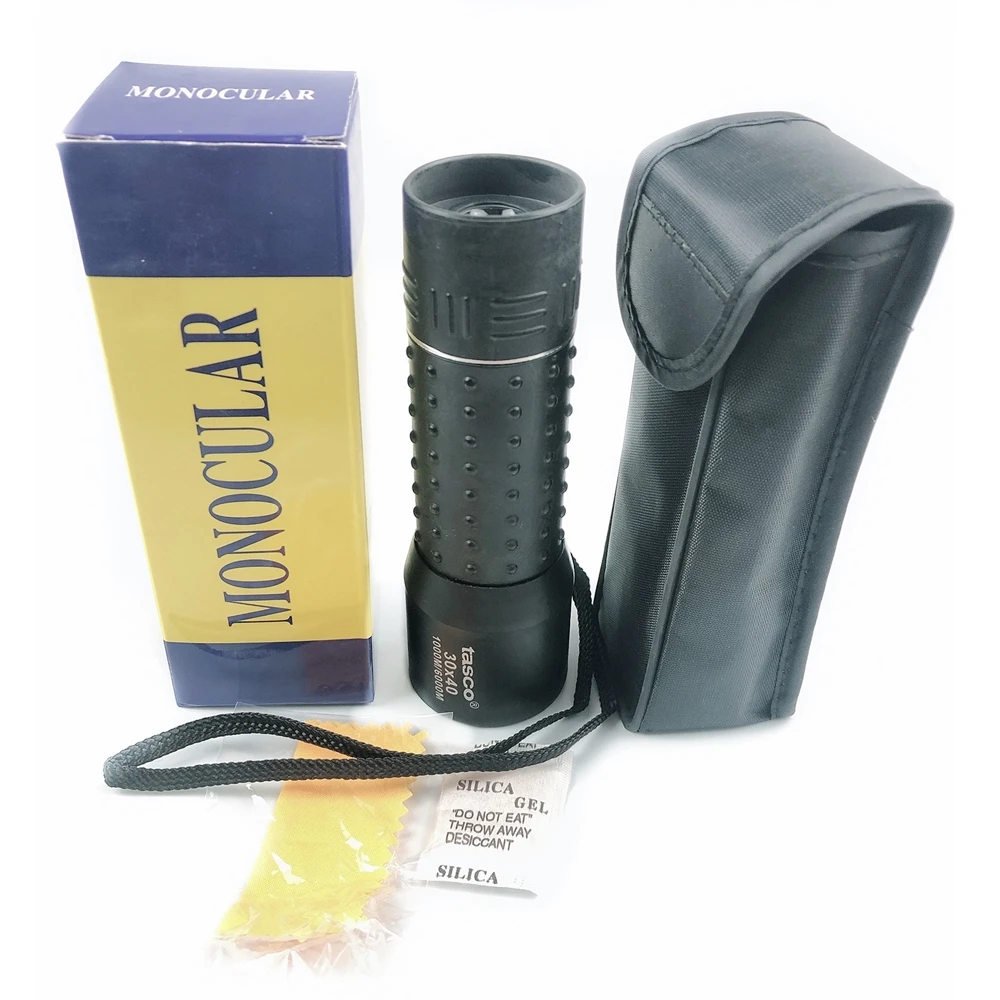Tasco 30x40 Monocular Hd High Definition Handheld Comfort Large