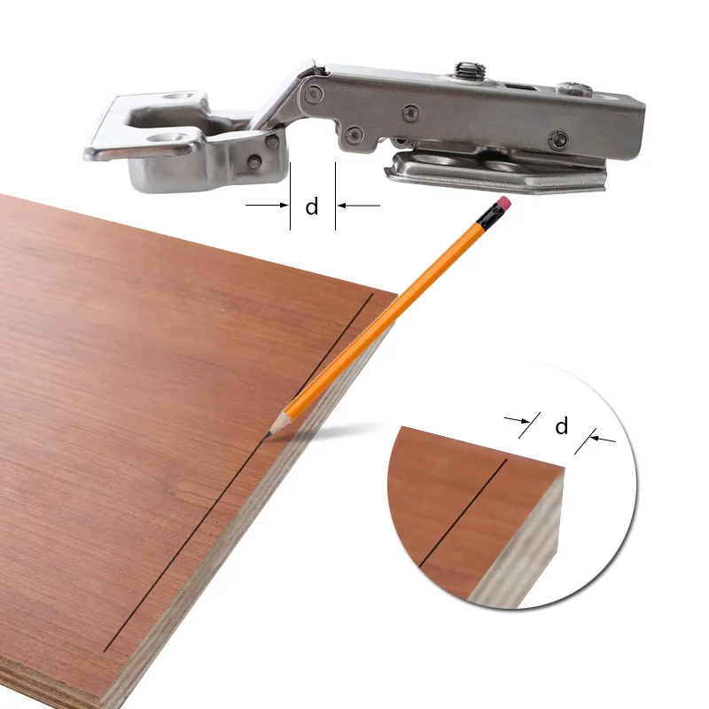 Деревянный джиг 35 мм шарнир отверстие пилы для мебель дверь шкаф установка