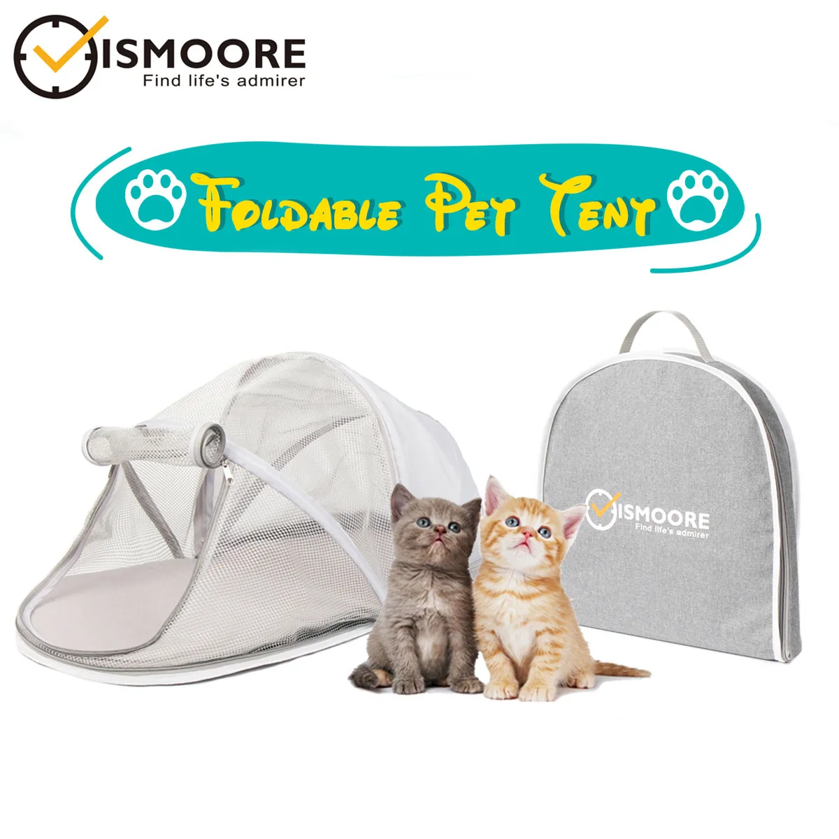 

Foldable Dog Tent Half Sunshade Portable Indoor Outdoor Camping Car Trunk Pet Tents with Fleece Pad for Small Dogs Cats Rabbit