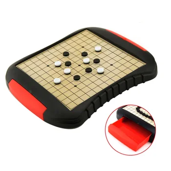 

Interactive Play Gomoku Logistic Thinking Educational Toy Kids Magnetic Chess Portable Early Learning Home Travel Foldable Board