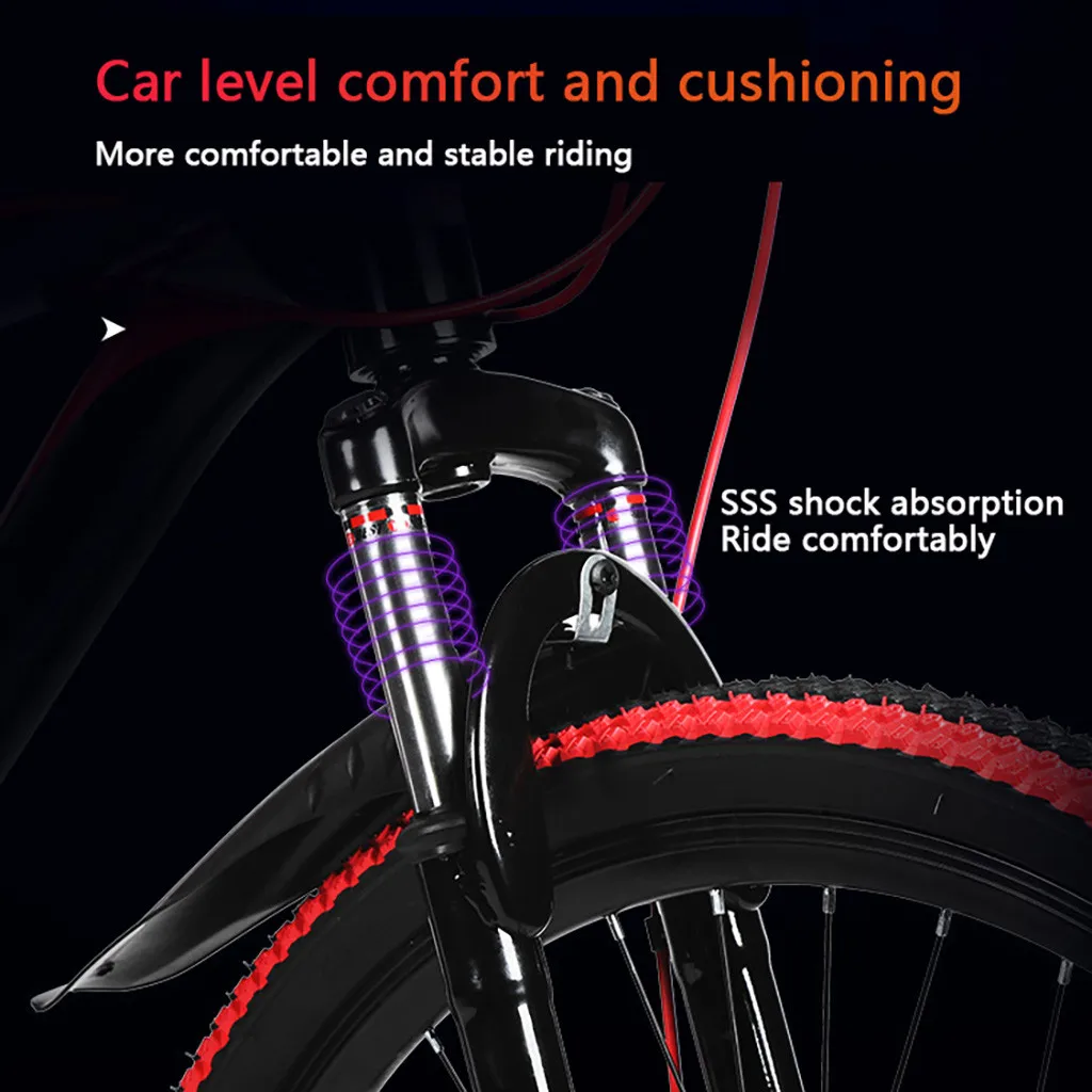 Outdoors Outroad Mountain 26 Inch 21 Speed Bicycle Female Male Adult Ultra Light Portable Cross Country Bicycle Student Bmx JG3