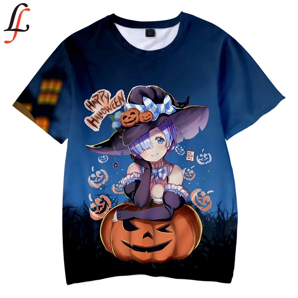 Halloween Horror Legends Children's wear Cool Short Sleeve T-shirt Kpop Summer Cotton Boy Girl Hip Hop Casual Clothes | Мужская