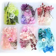 1 Box Real Mix Dried Flowers for Aromatherapy Candle Resin Jewellery Dry Plants Pressed Flower Making Craft DIY Accessories Home