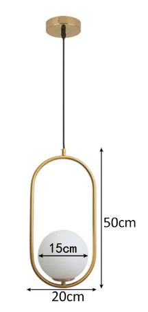 Американские стеклянные шаровые подвесные светильники, железный обруч, подвесной светильник для спальни, кафе, ресторана, бара, внутреннего освещения, декоративный светильник, светильники - Цвет корпуса: Oval  H 50cm