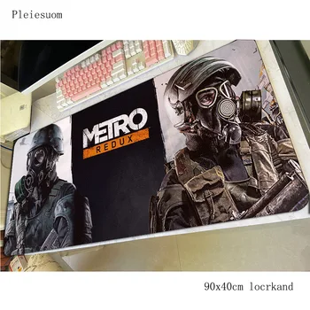 

metro 2033 mousepad gel gaming mouse pad 90x40cm pc computer gamer accessories large mat Customized laptop desk protector pads