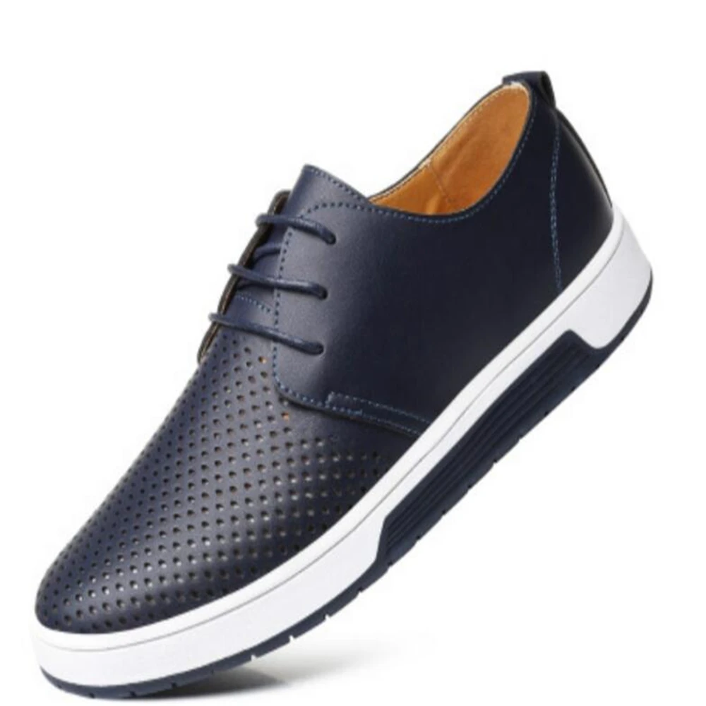 

Handmade Men's Spring Summer Causal Shoes Men Loafers Genuine Leather Moccasins Men Driving Shoes Flats Dress Shoes y594