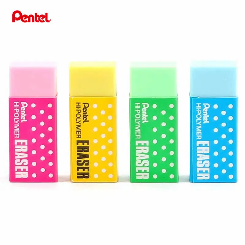 4 шт. полимерный ластик Pentel ZEH-05CM резиновый для рисования