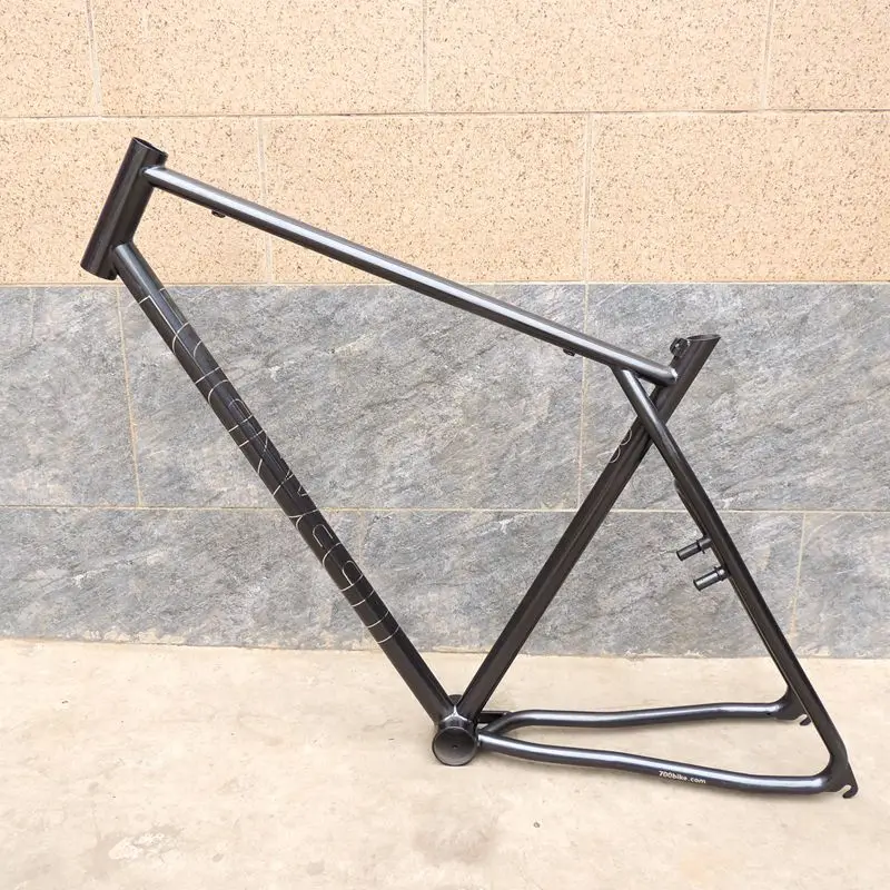 700c V Тормозная хромированная стальная краска для велосипеда Рама для велосипеда Классическая рама для велокросса Cr-mo с эксцентриковым нижним кронштейном вала