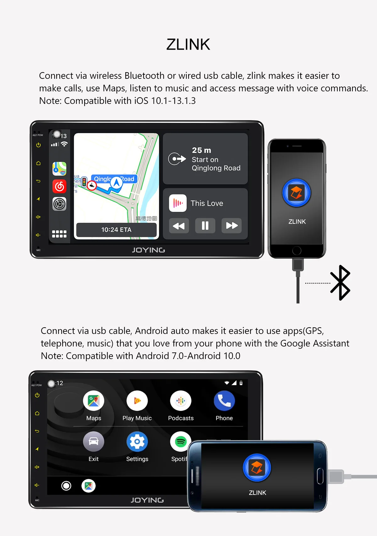 " двойной 2din головное устройство gps-навигация, dvd-плеер для Toyota Универсальный Android 8,1 автомобильный Радио стерео Встроенный 4G модем DSP Zlink