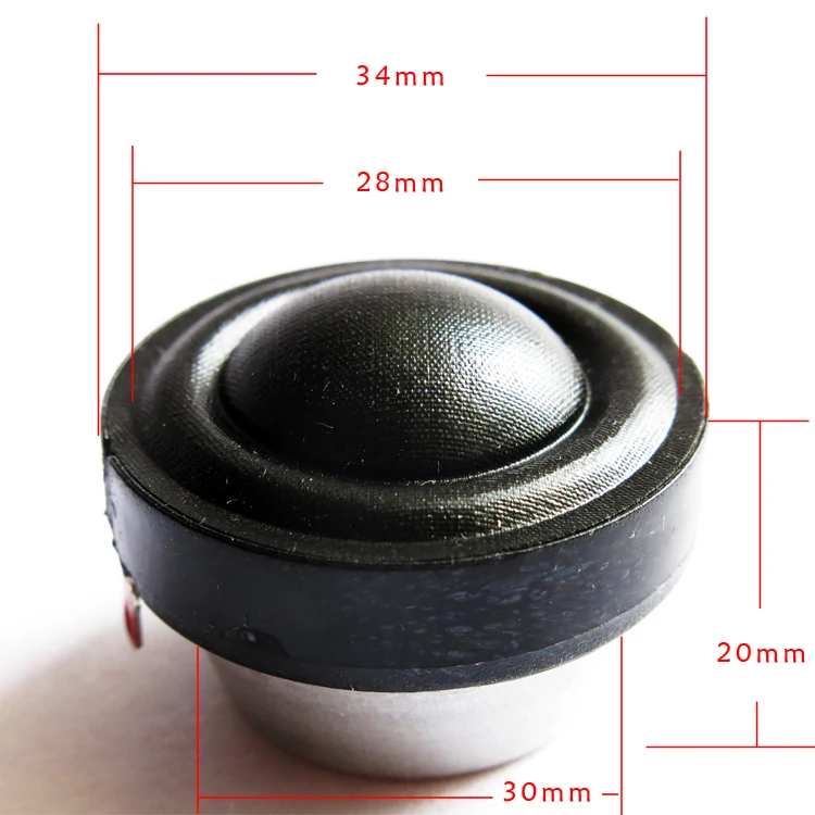 

GHXAMP 1PCS 1.25 inch Tweeter Speaker 8ohm 50W Sweet Sound Smooth Simulated flavor Special Magnetic Steel Design