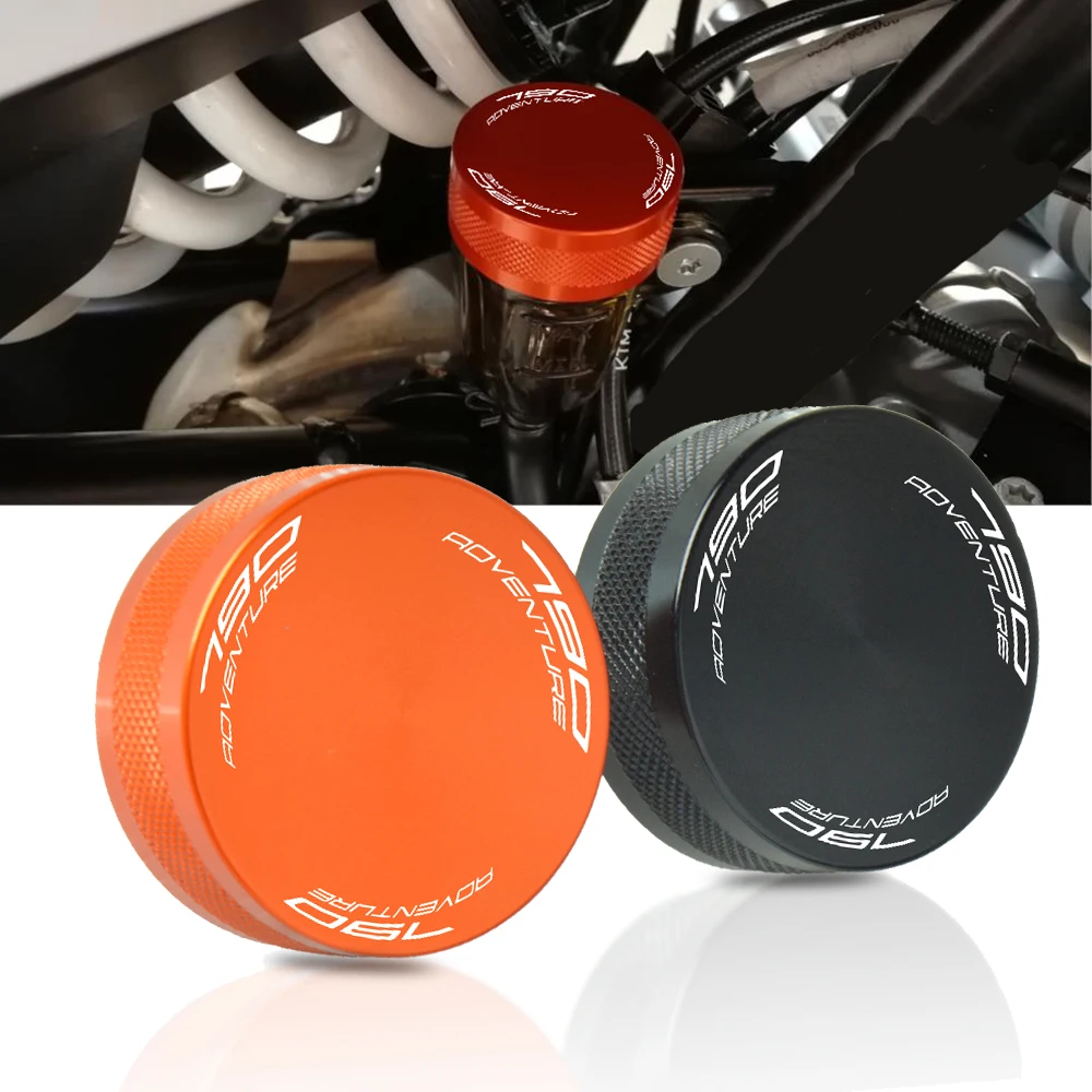 

Motocycle CNC Oil Fluid Cap Tank Cup Rear Brake Fluid Reservoir Cover Cap FOR KTM 790AdventureR 790AdventureS 790 Adventure 2019