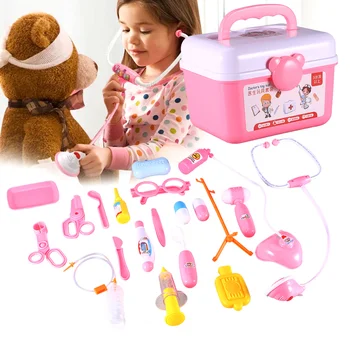 

Pack of 20 Nontoxic Funny Doctor Kit Toy Kids-Pretend Play Toy Educational Toy for Classroom Home Nursery School